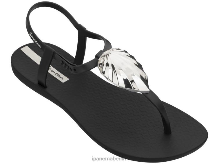 Ipanema Blattsandale L42ZD295 Schuhwerk schwarz leuchten Frauen