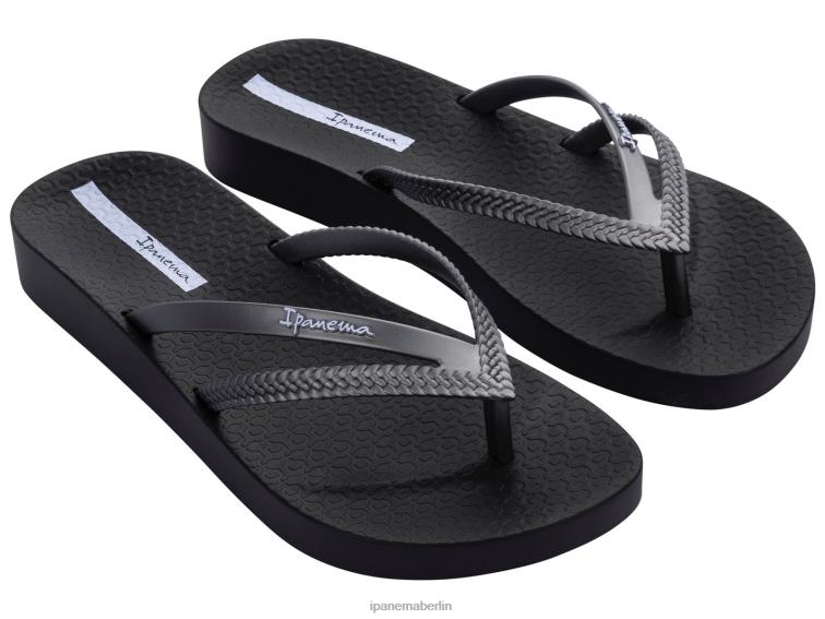 Ipanema Bossa weich L42ZD7 Schuhwerk Pistole schwarz Frauen