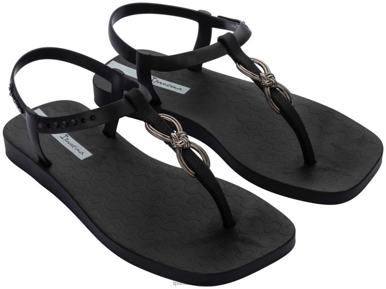 Ipanema Hochwertige handgefertigte Sandale L42ZD63 Schuhwerk Schwarz Frauen