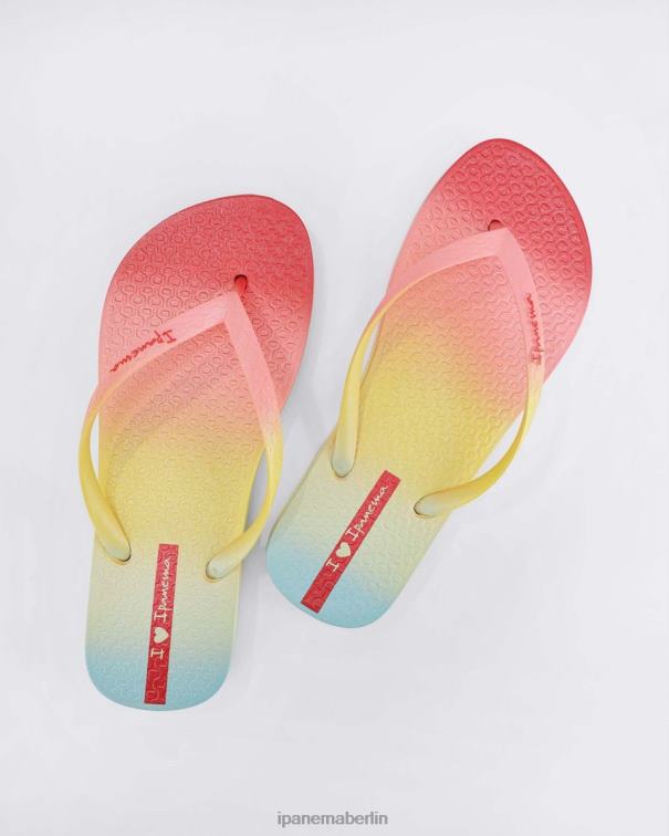 Ipanema Kalifornien-Vibes L42ZD97 Schuhwerk Pfirsich-Regenbogen Frauen