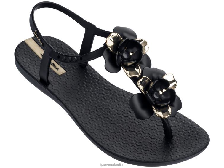 Ipanema Sandale mit Blumenmuster L42ZD307 Schuhwerk spezielles Schwarz Frauen