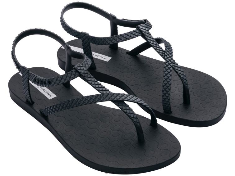 Ipanema Wunsch-Sandalentiefe L42ZD48 Schuhwerk schwarze Schlange Frauen