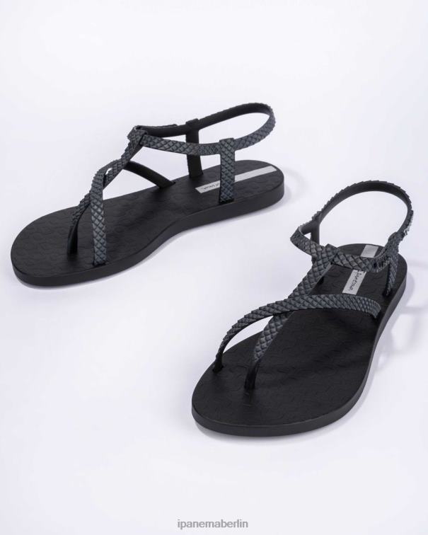 Ipanema Wunsch-Sandalentiefe L42ZD48 Schuhwerk schwarze Schlange Frauen