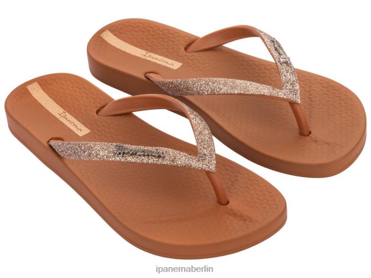 Ipanema anatomischer Lolita-Glitzer L42ZD72 Schuhwerk Sunkiss-Bräune Frauen