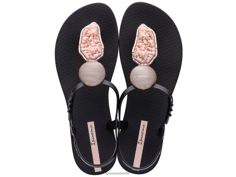 Ipanema elegante Sandale aus Kristall L42ZD167 Schuhwerk rosa schwarz Frauen