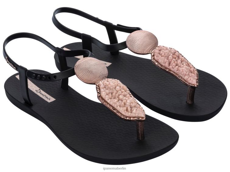 Ipanema elegante Sandale aus Kristall L42ZD167 Schuhwerk rosa schwarz Frauen