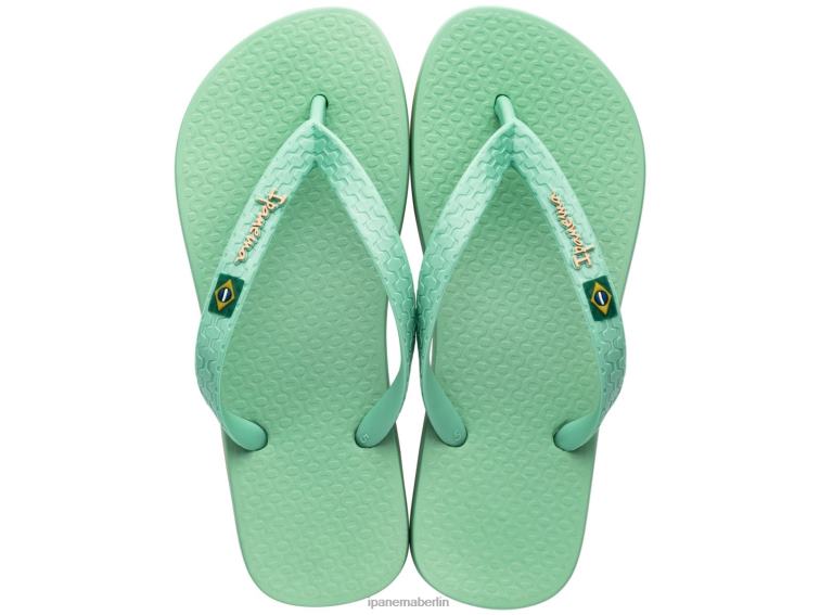 Ipanema klassische Flagge Brasilien L42ZD3 Schuhwerk Minze Frauen