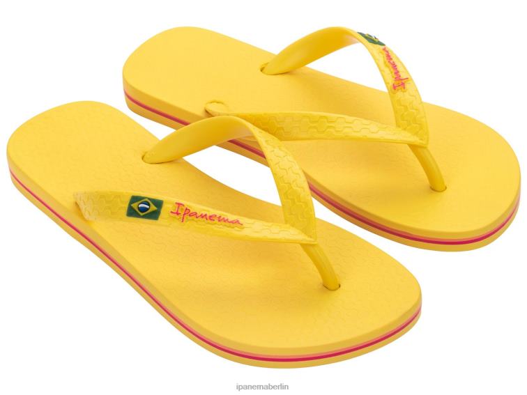 Ipanema klassische Flagge Brasilien L42ZD4 Schuhwerk Gelb Frauen