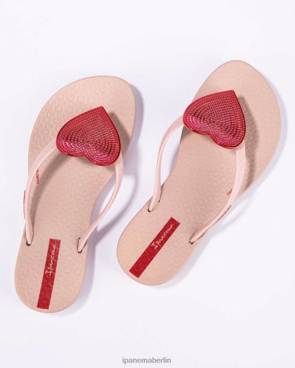 Ipanema k Maxi-Herz L42ZD341 Schuhwerk roter Rouge-Punkt Kinder